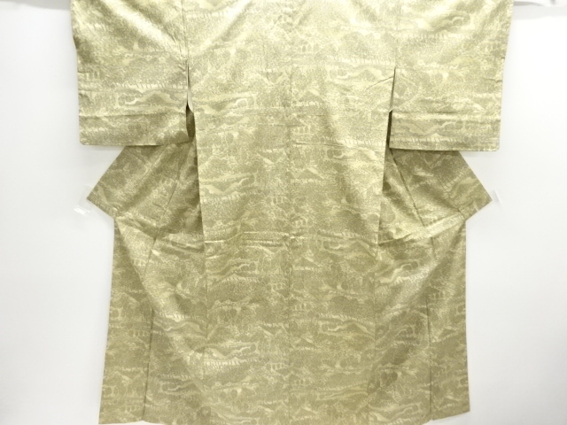 JAPANESE KIMONO / NISHIJIN OMESHI / WOVEN TREE